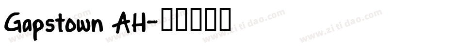 Gapstown AH字体转换